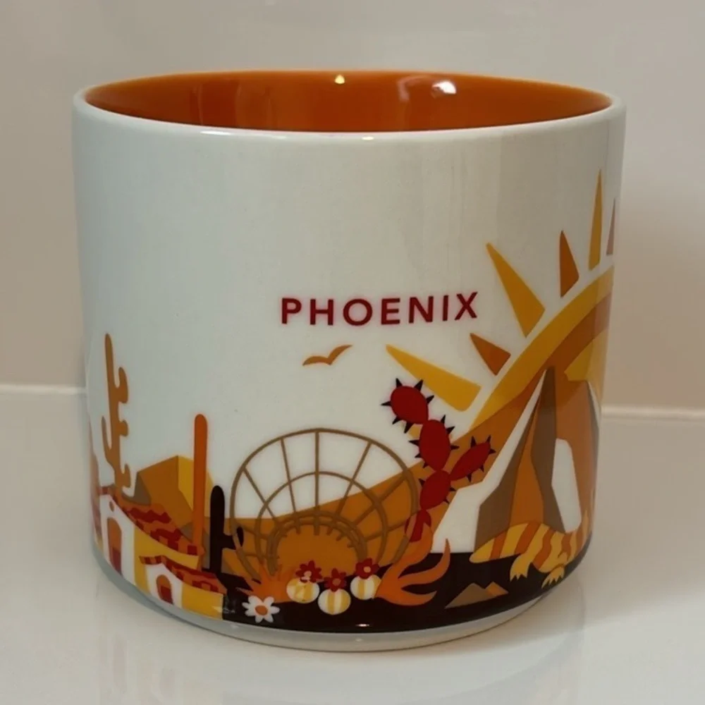 𝅺Starbucks Phoenix Arizona You Are Here Collection 2015 Mug 14oz